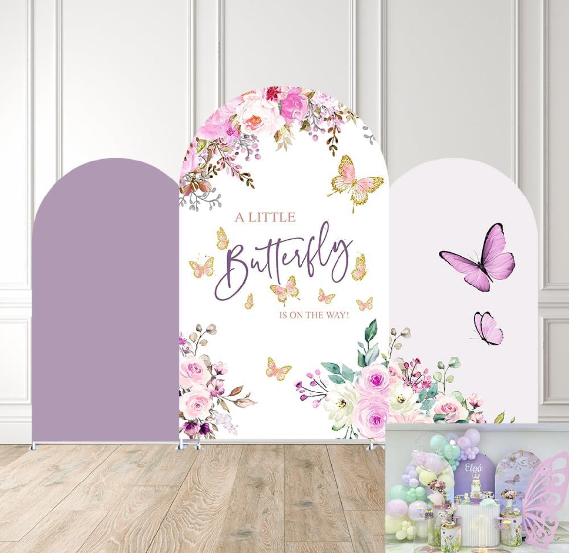 Set de 3 Fundas Mariposas
