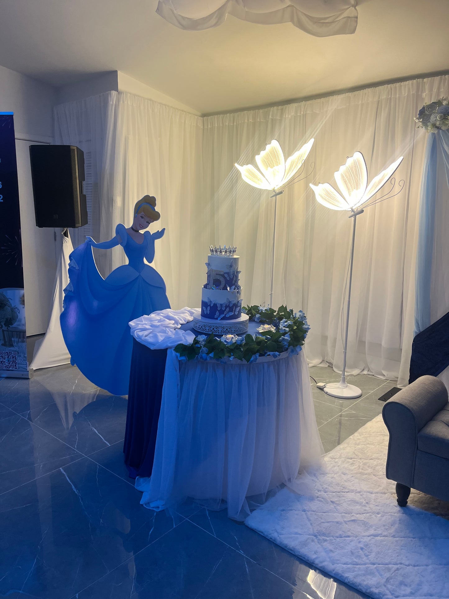 Paquete de 15 años en salón