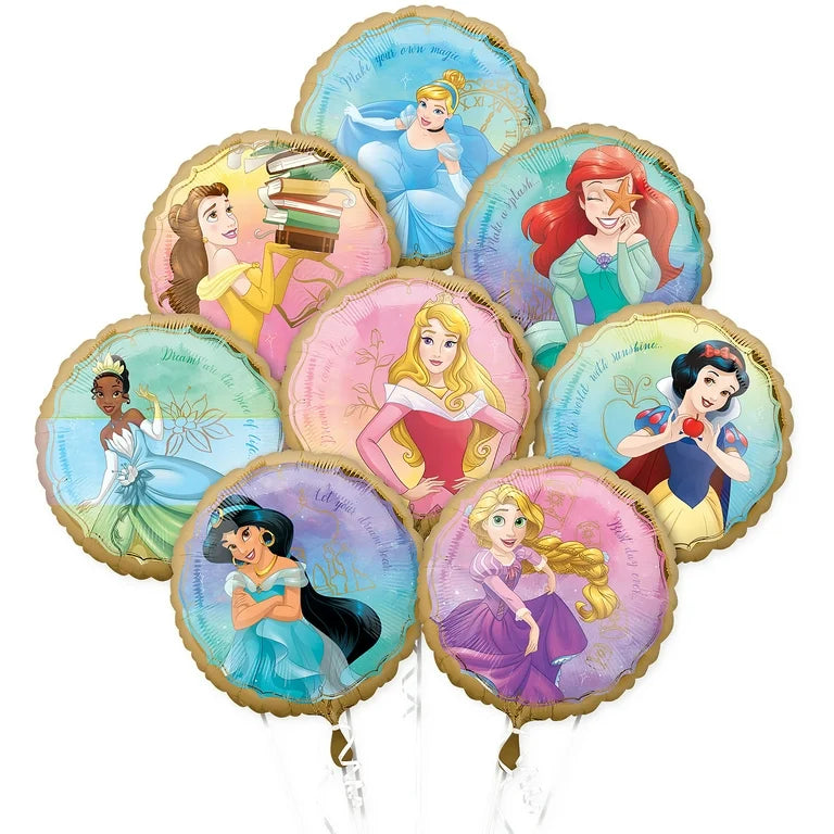 Set globo Princesa 8 unidades