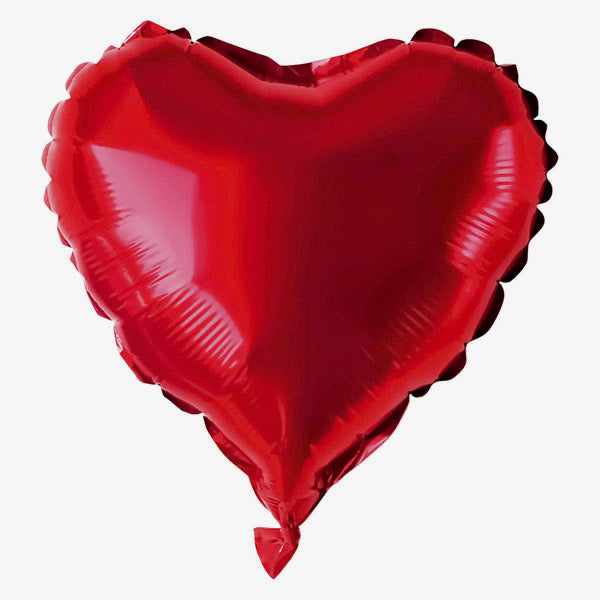 Corazón y estrella con helio