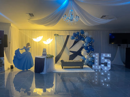 Paquete de 15 años en salón