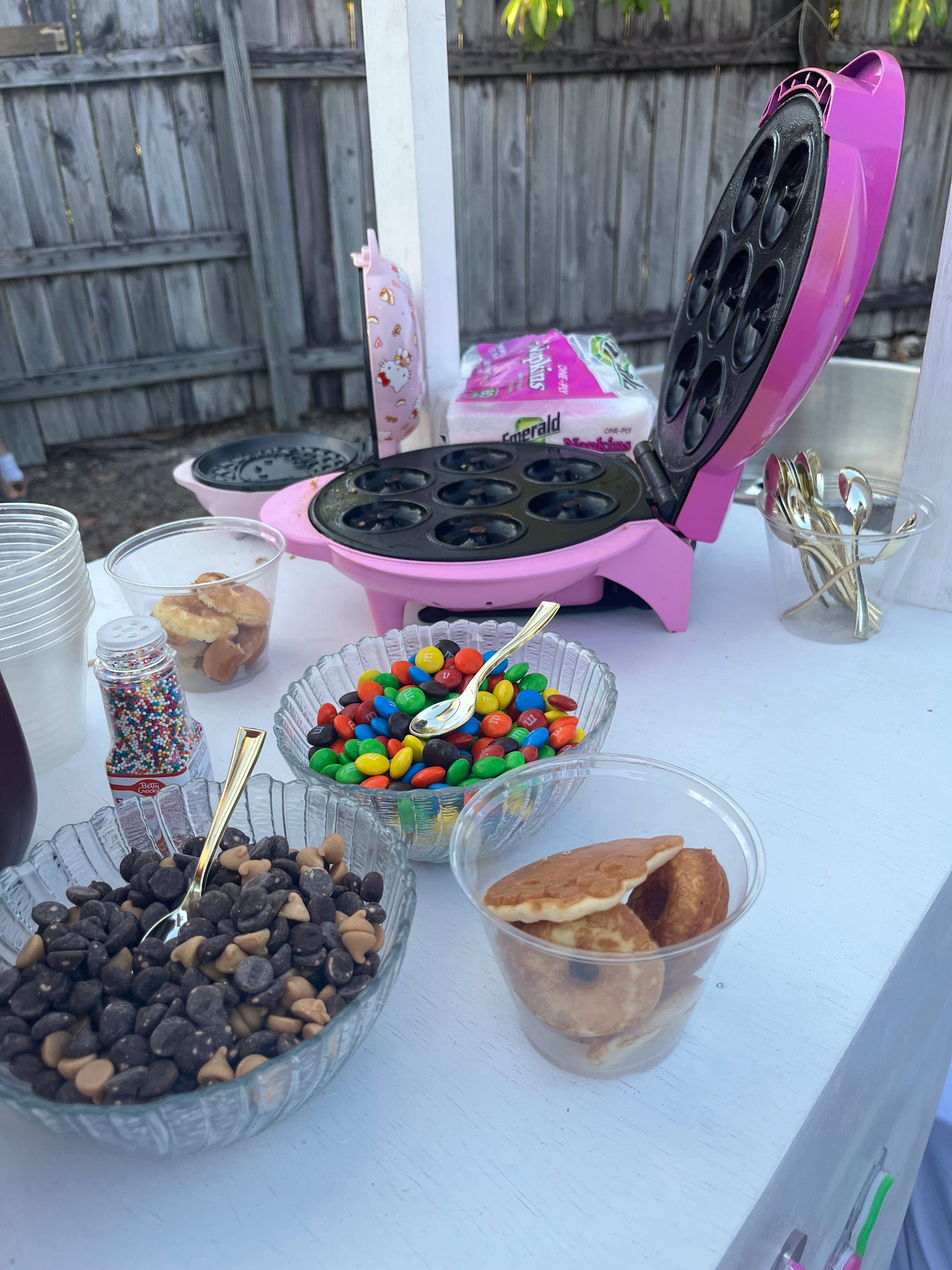 Carrito de mini donas
