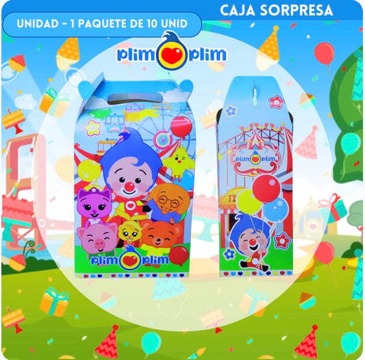 Cajas sorpresas Plim Plim