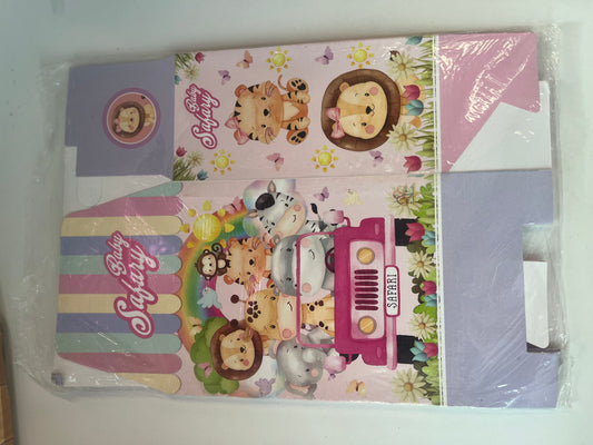 Caja Sorpresa Baby Safary Rosa