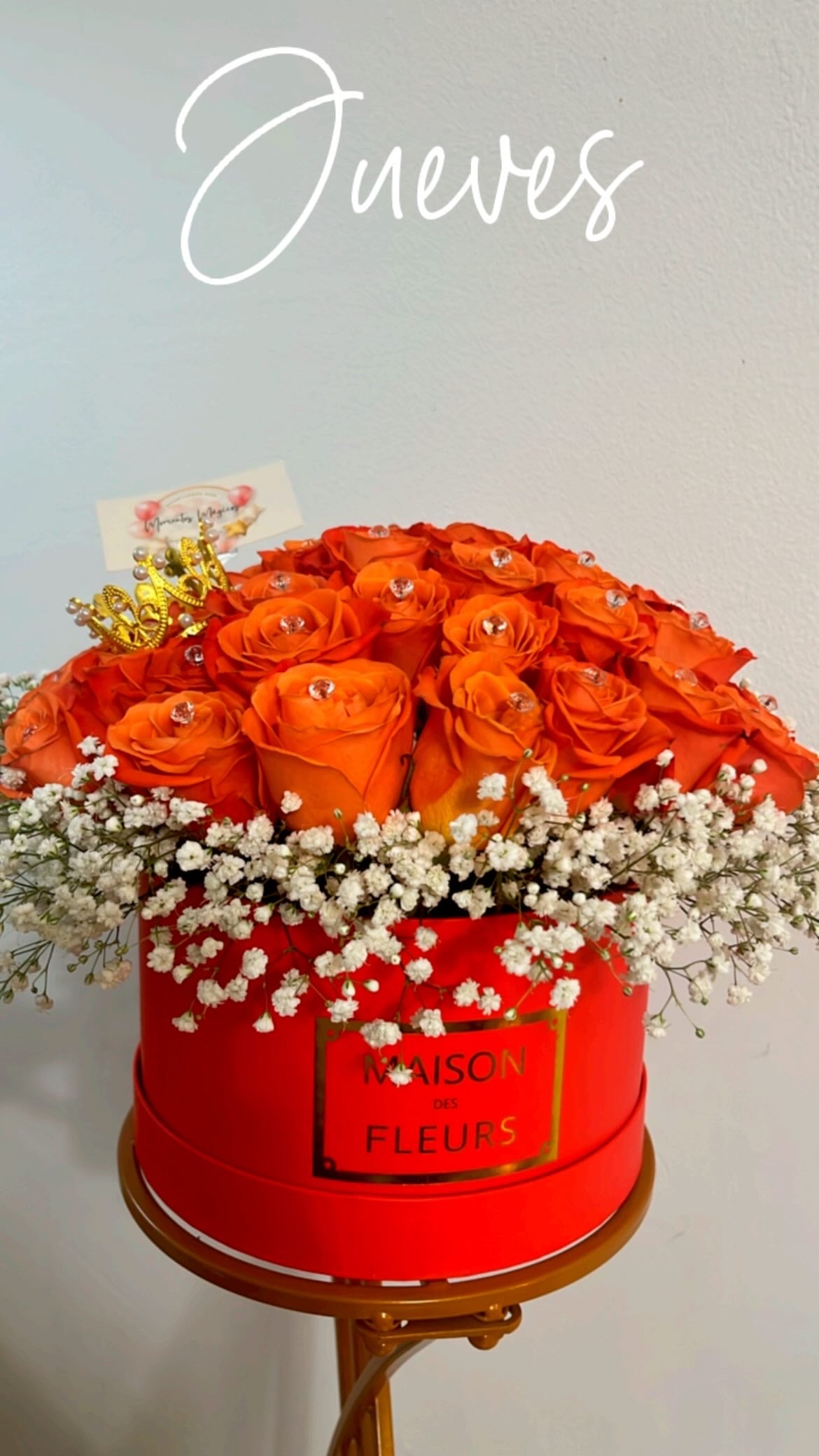 Caja personalizada 25 rosas