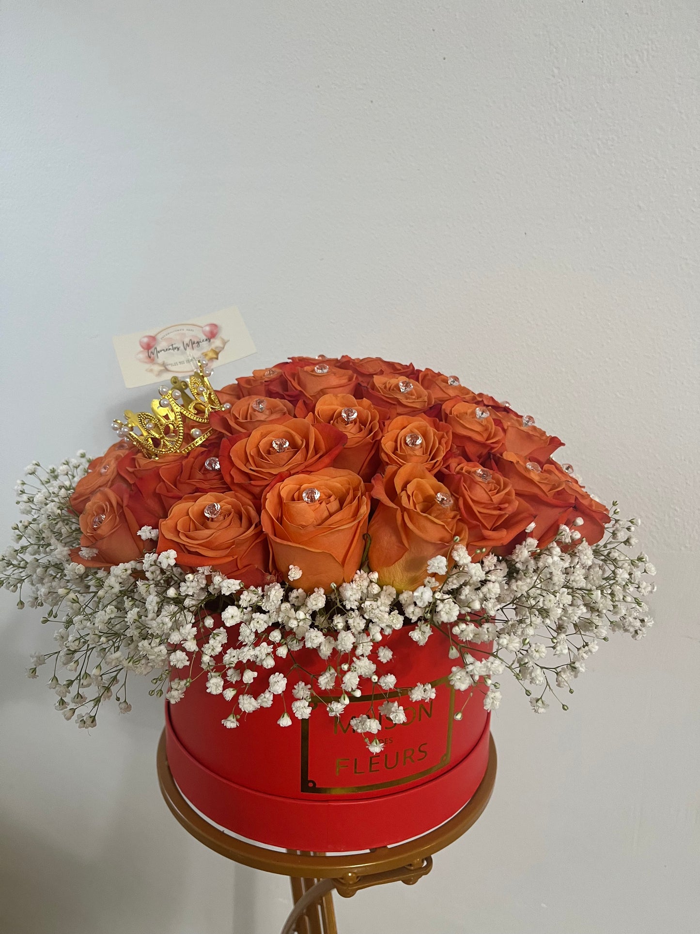 Caja personalizada 25 rosas