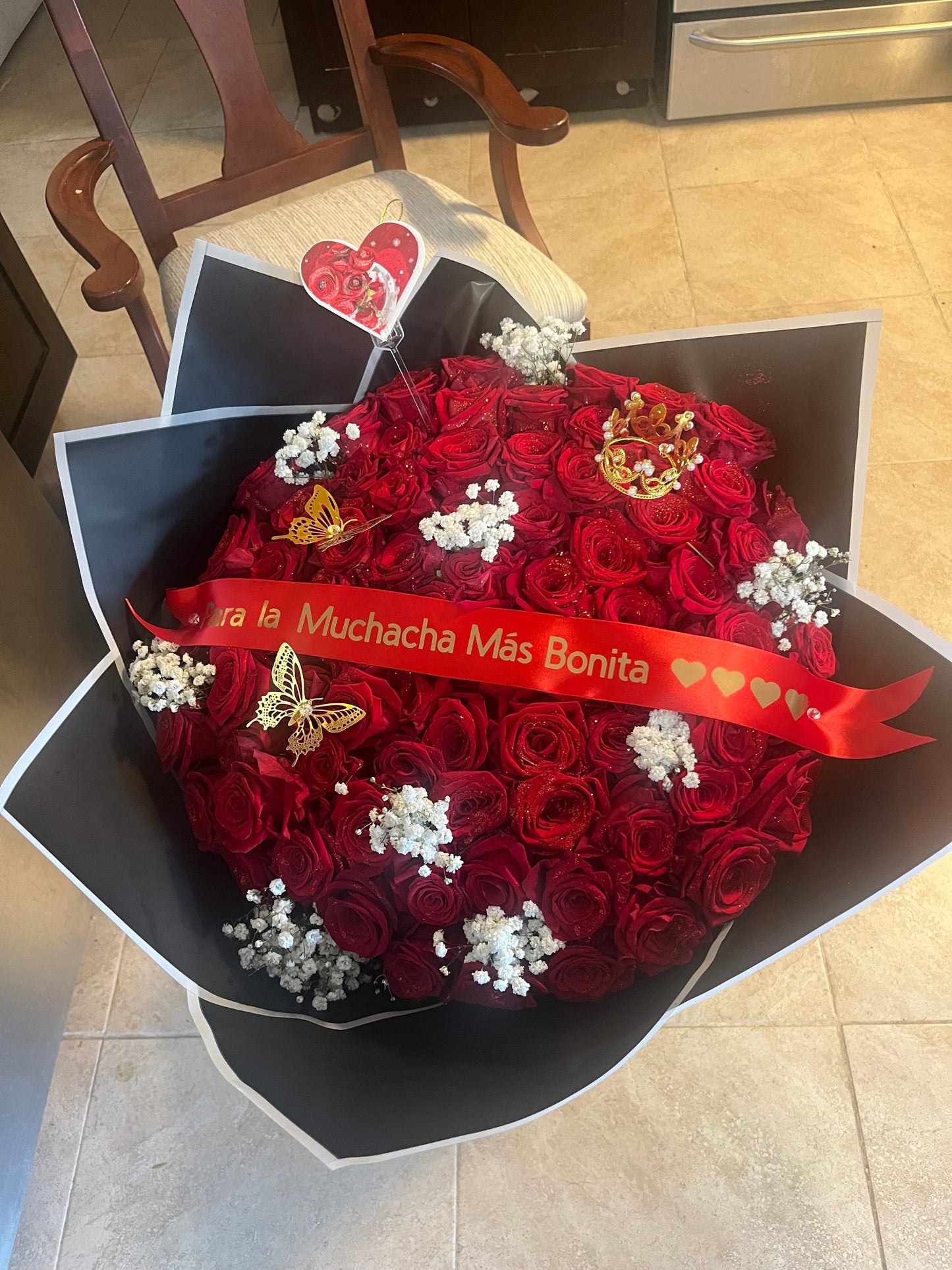 Ramo de 100 rosas