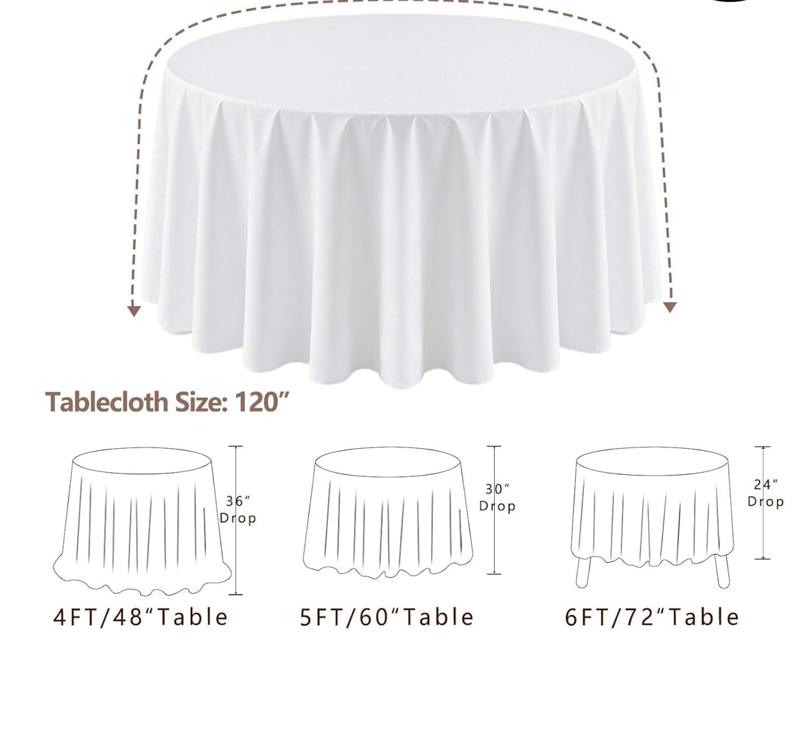 Mantel 120” Blanco