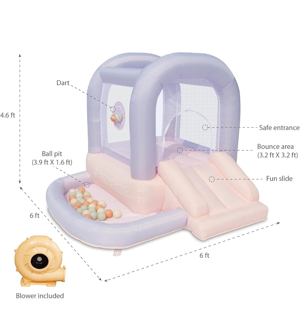 Mini inflables para bebé