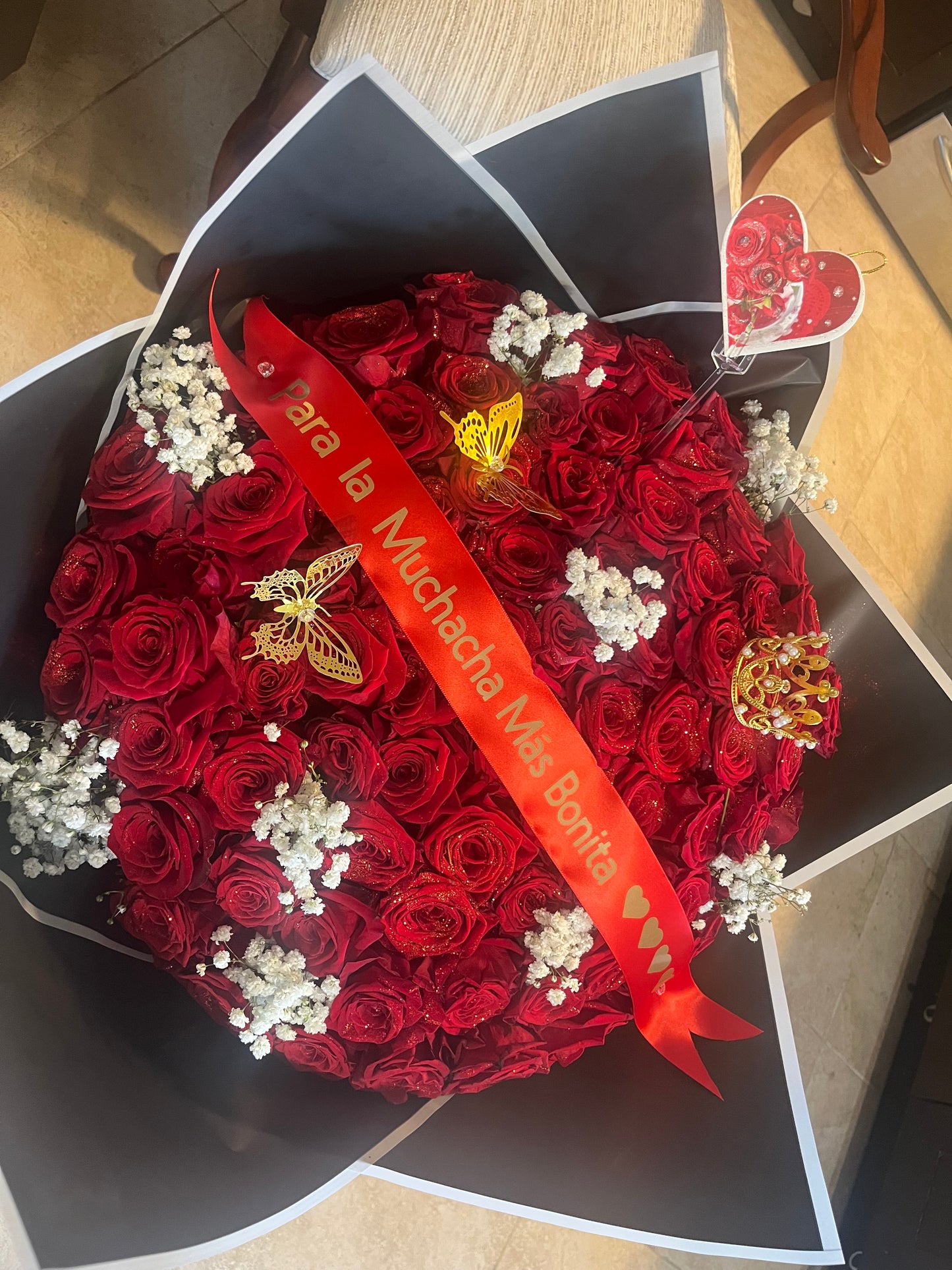 Ramo de 100 rosas