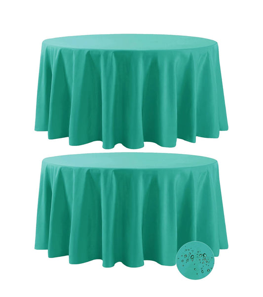 Mantel verde agua