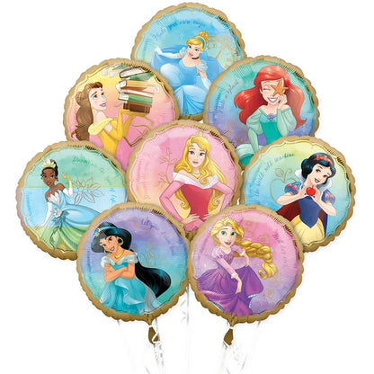 Set globo Princesa 8 unidades