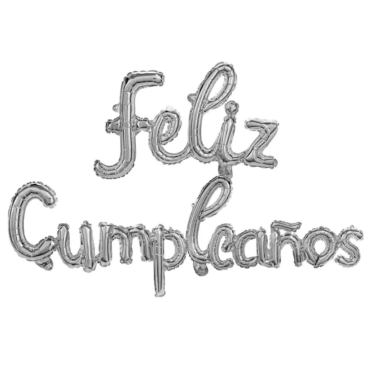 Cartel Feliz Cumpleaño de Globos