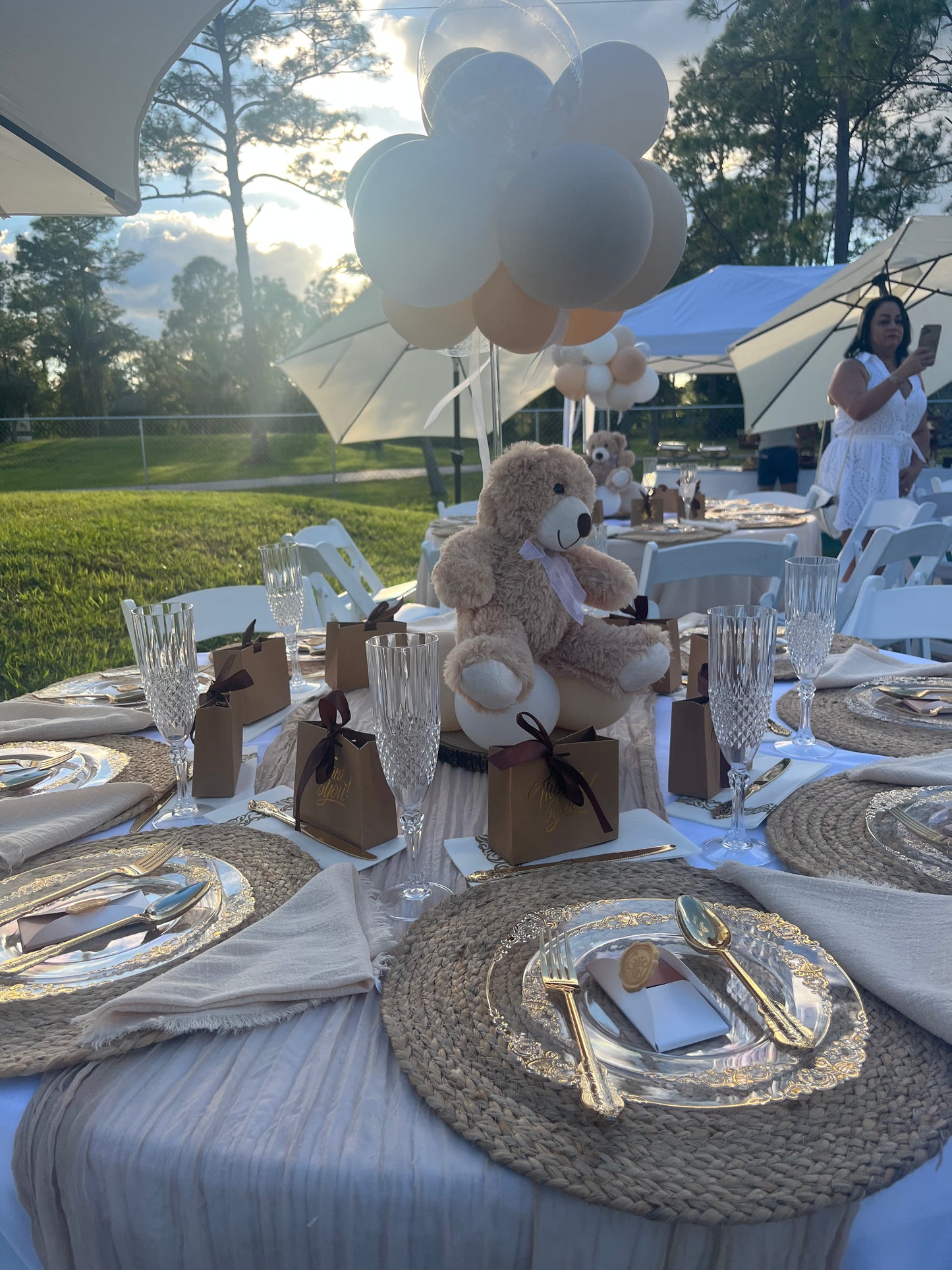 Decoración de Revelación de sexo  50 invitados